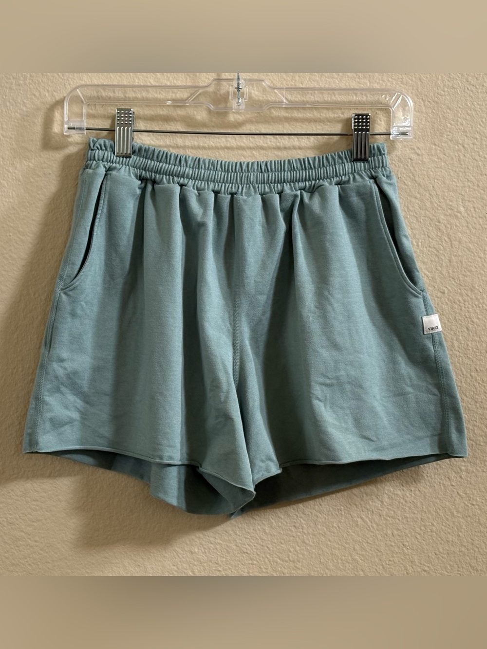 Vuori Boyfriend DreamKnit Shorts XS Sea Spray Heather Blue